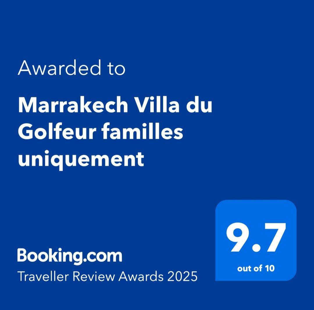 Marrakech Villa Du Golfeur Familles Uniquement マラケシュ エクステリア 写真